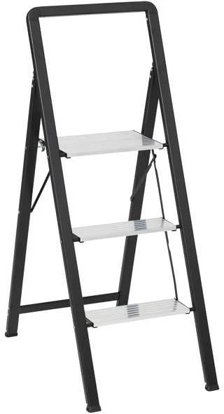 5five Simply Smart 3 pakopų aliuminio kopėčios EASY, aukštis 105 cm