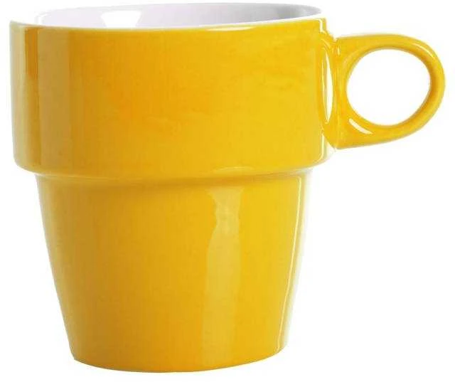 Secret De Gourmet 6 spalvotų kapučino puodelių rinkinys + metalinis stovas