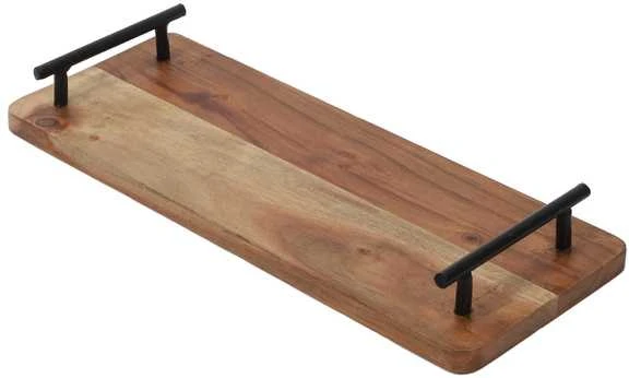 Home Styling Collection Akacijos medžio serviravimo padėklas 40x15,5 cm
