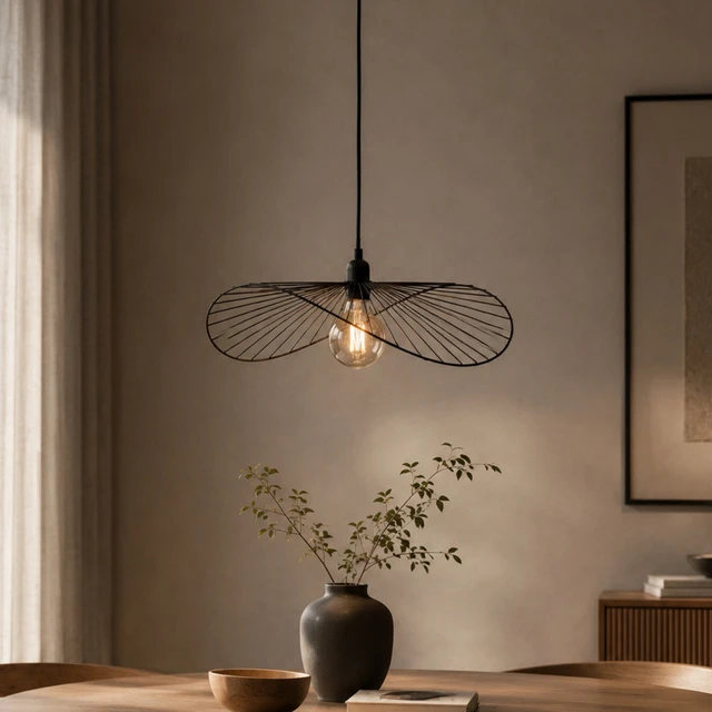 Atmosphera Lamp Pakabinama lempa virš stalo, metalinė ADELIA, Ø 58 cm