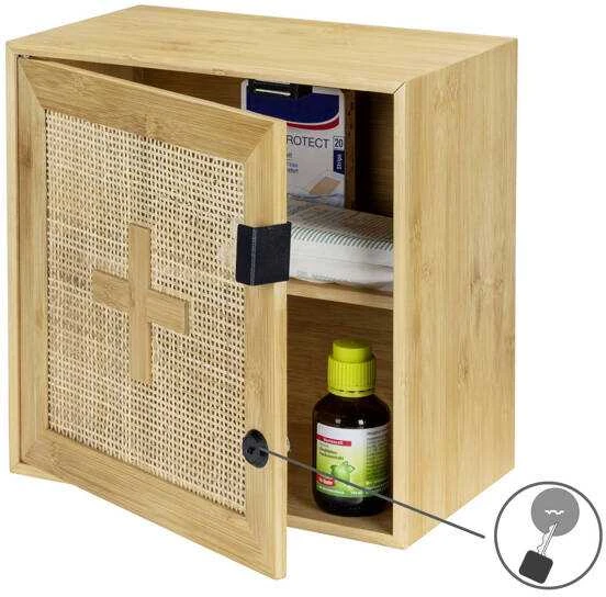 ALLEGRE BAMBOO pirmosios pagalbos rinkinys, 30 x 30 cm, WENKO