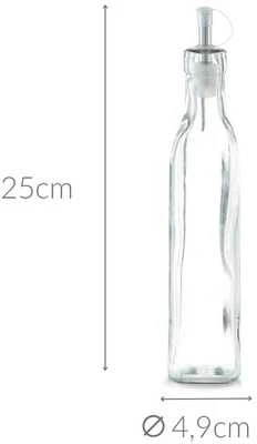 Alyvuogių acto dozatorius, stiklinis butelis, 270 ml, ZELLER