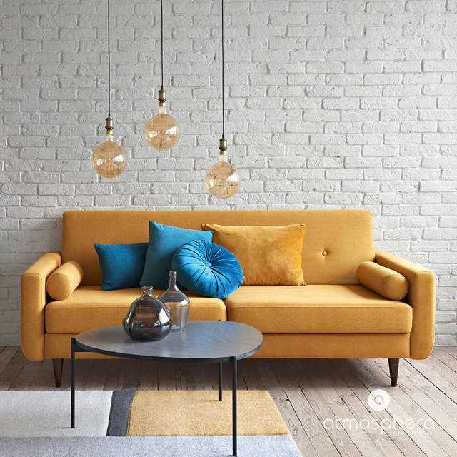 Atmosphera Dekoratyvinė LED lemputė SOFT ABER, G125 4W, gintaro spalva