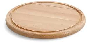 Zeller Apvali pjaustymo lenta iš buko medienos, Ø 31 cm