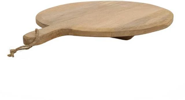 Boltze Apvali serviravimo lenta iš mango medienos, Ø 47 cm