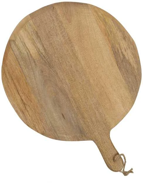 Boltze Apvali serviravimo lenta iš mango medienos, Ø 47 cm