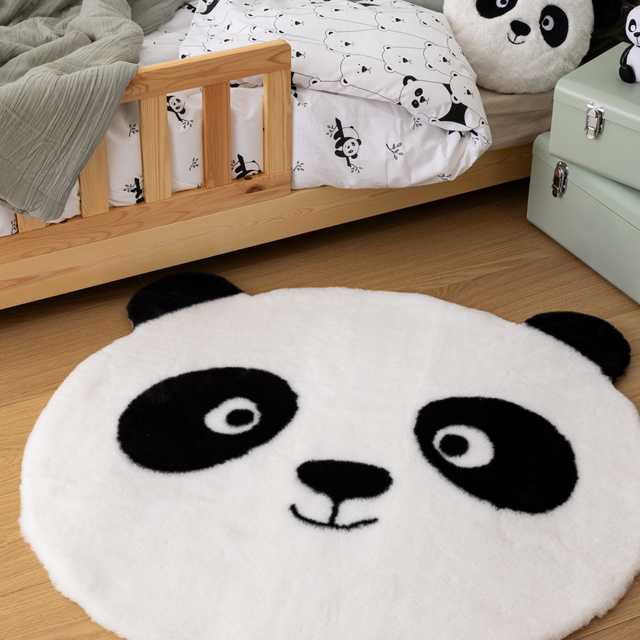 Atmosphera Panda Apvalus pandos kilimėlis su ausytėmis SMILE, Ø 100 cm