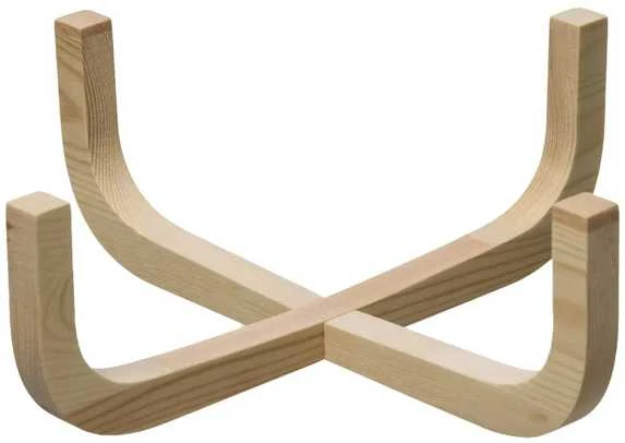 Secret De Gourmet ARHA salotų dubuo, 24 cm stiklas, su mediniu stovu