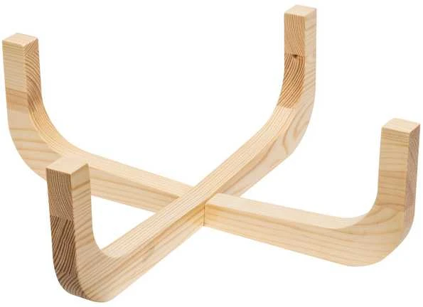Secret De Gourmet ARHA stiklinis salotų dubuo mediniu pagrindu, Ø 28 cm