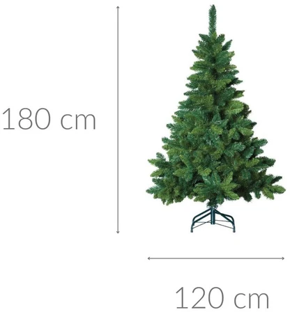 Mfp Paper Dirbtinė Kalėdų eglutė su stovu, žalia, 180 cm