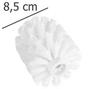 Atsarginis antgalis tualeto šepečiui - baltas, ∅ 8,5 cm, WENKO