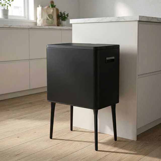 Automatinė šiukšliadėžė, 35 l, metalinė