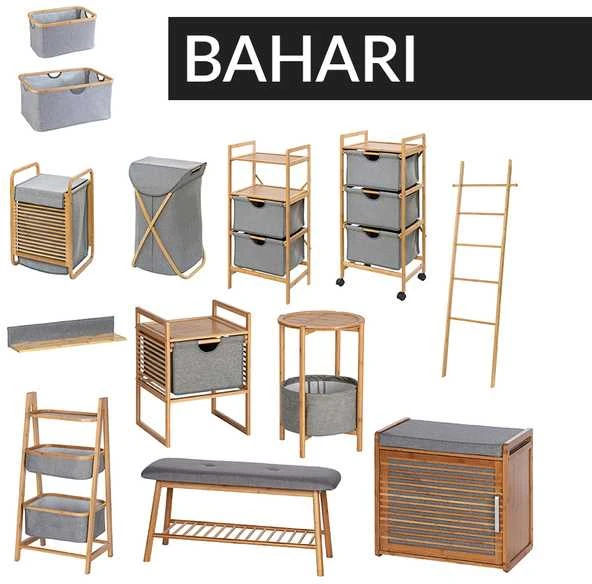 Bahari batų skyrius su pagalve iš bambuko, Wenko