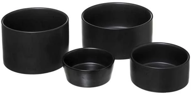 Secret De Gourmet Bamboo Akmens užkandžių dubenėlio rinkinys ant bambuko padėklo