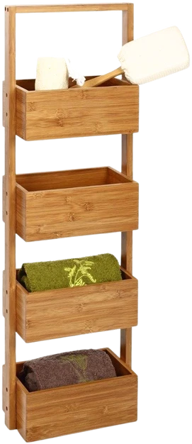 5five Simply Smart Bamboo BAMBOU vonios lentyna, 4 lygiai - 100% bambukas