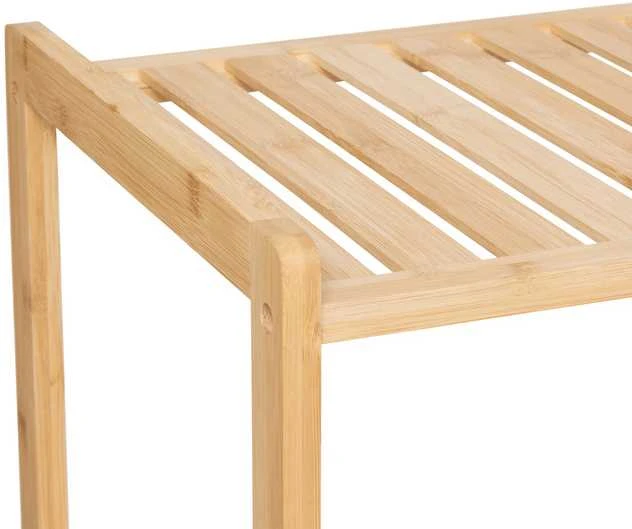 5five Simply Smart Bamboo Bambukinė lentyna su skalbinių krepšeliu TIDY BOX, 72 x 33 x 109 cm
