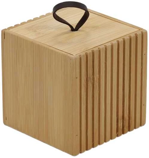 Bathroom Solutions Bamboo Bambukinė vonios tvarkyklė, 9 x 9 x 9 cm