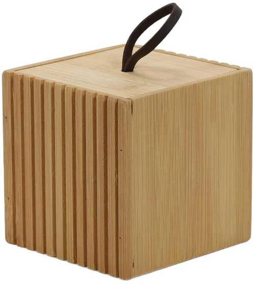 Bathroom Solutions Bamboo Bambukinė vonios tvarkyklė, 9 x 9 x 9 cm