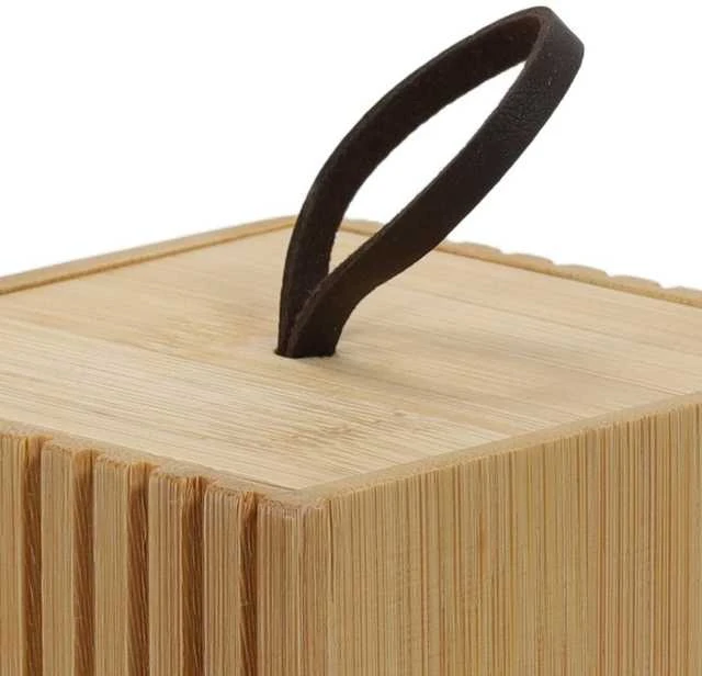 Bathroom Solutions Bamboo Bambukinė vonios tvarkyklė, 9 x 9 x 9 cm