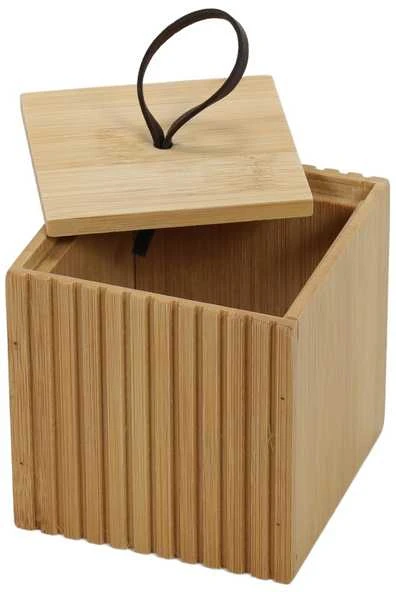 Bathroom Solutions Bamboo Bambukinė vonios tvarkyklė, 9 x 9 x 9 cm