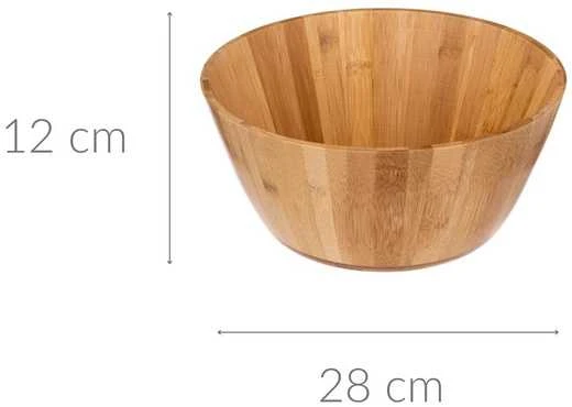 5five Simply Smart Bamboo Bambukinis dubuo salotoms, Ø 28 cm