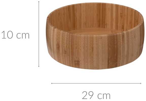 5five Simply Smart Bamboo Bambukinis vaisių dubuo, Ø 29 cm