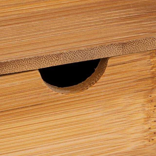5five Simply Smart Bamboo Bambuko laikiklis kosmetikai, 3 stalčiai