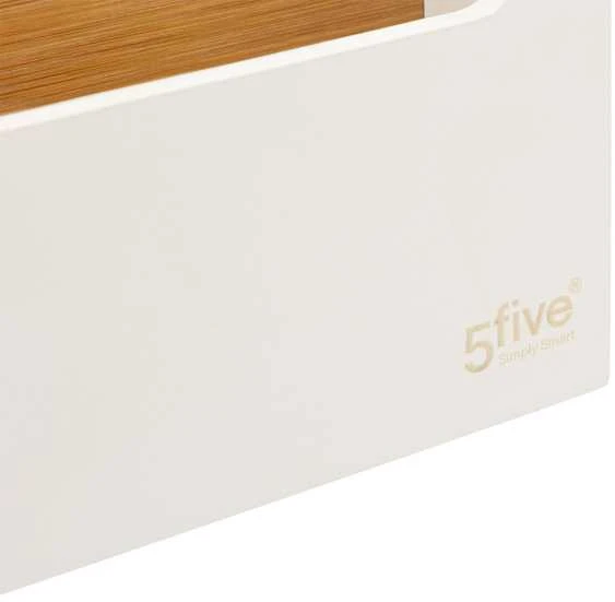 5five Simply Smart Bamboo Bambuko organizatorius kosmetikai, 5 skyreliai