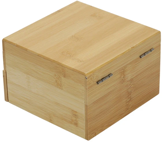 5five Simply Smart Bamboo BAMBUKO papuošalų dėžutė su veidrodžiais, 15x15x9,5 cm