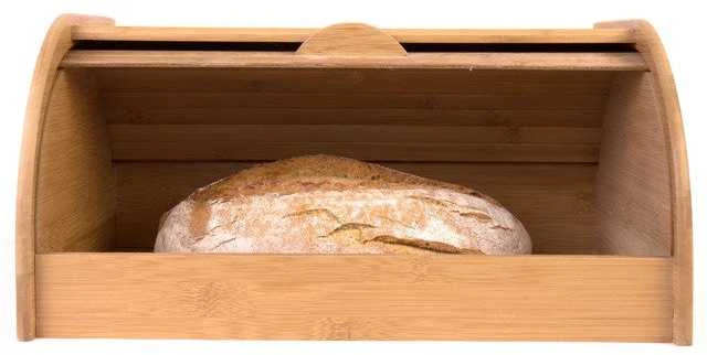 Bamboo Bread Box, 40x26x20cm, ZELLER