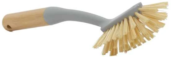 Ultra Clean Bamboo Indų plovimo šepetys su bambuko rankena, 28 x 7 x 6 cm