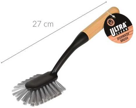 Affek Design Bamboo Indų plovimo šepetys su bambuko rankena
