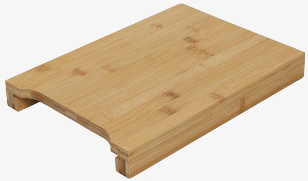 Excellent Houseware Bambukinė pjaustymo lenta su ištraukiamu padėklu 35x25 cm
