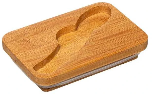 5five Simply Smart Bamboo Maselka su žirklėmis, keramikinė su bambukiniu dangteliu