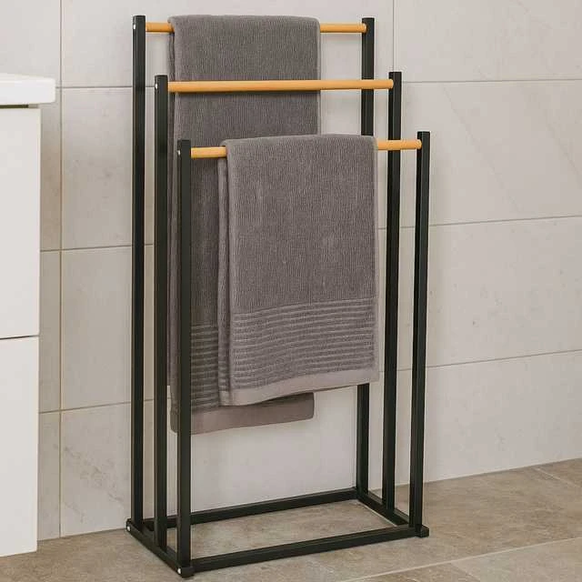 Bathroom Solutions Rankšluosčių kabykla vonios kambariui SERI, 45 x 23 x 85 cm