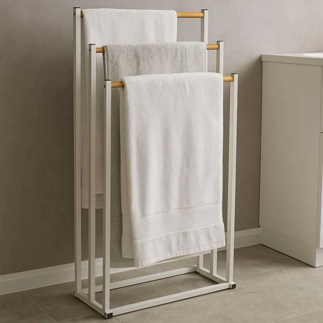 Bathroom Solutions Rankšluosčių kabykla vonios kambariui SERI, 45 x 23 x 85 cm