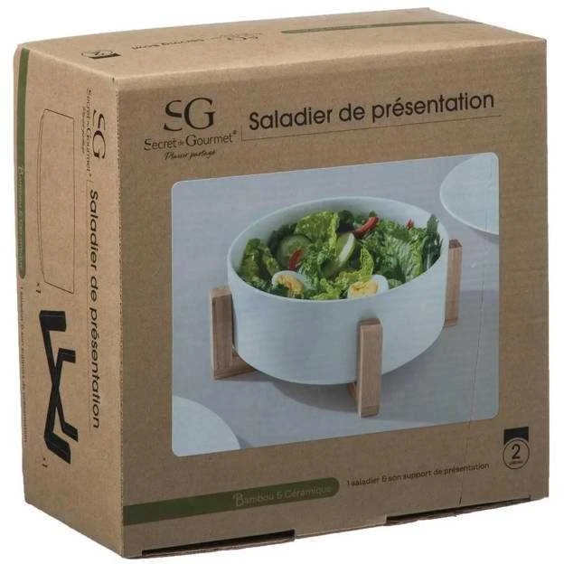 Secret De Gourmet Sg_Secret_De Dubuo, 23 cm, balta/medžio