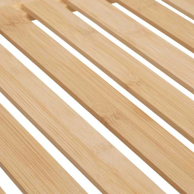 5five Simply Smart Bamboo Bambukinė lentyna su skalbinių krepšeliu TIDY BOX, 72 x 33 x 109 cm