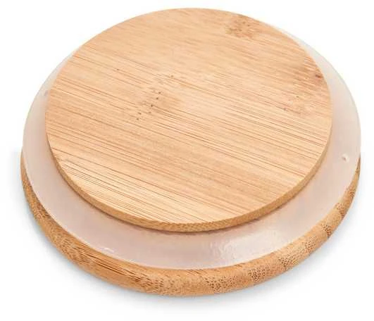 Bamboo Stiklinis indas su bambukiniu dangteliu, 1600ml, ZELLER