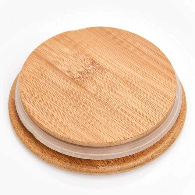 Bamboo STRIPES keraminis indelis su bambukiniu dangteliu, 900 ml, ZELLER