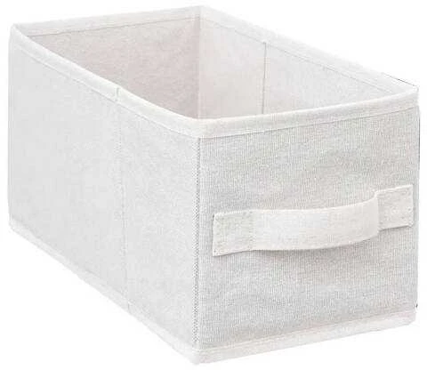 5five Simply Smart Bamboo TIDY siauras bambukinis stelažas su 4 medžiaginiais krepšeliais, aukštis 78,5 cm