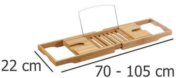 Vonios lentynėlė voniai, 100 % bambukas, ZELLER