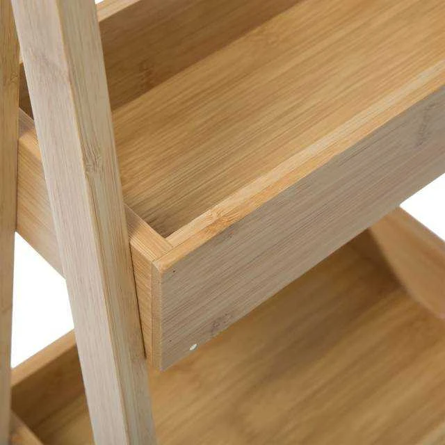 5five Simply Smart Bamboo Vonios lentyna Žalias HARMONY, 3 lentynos, bambukas