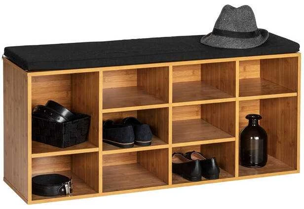 Batams spintelė su audiniu aptraukta sėdyne LOFT, WENKO