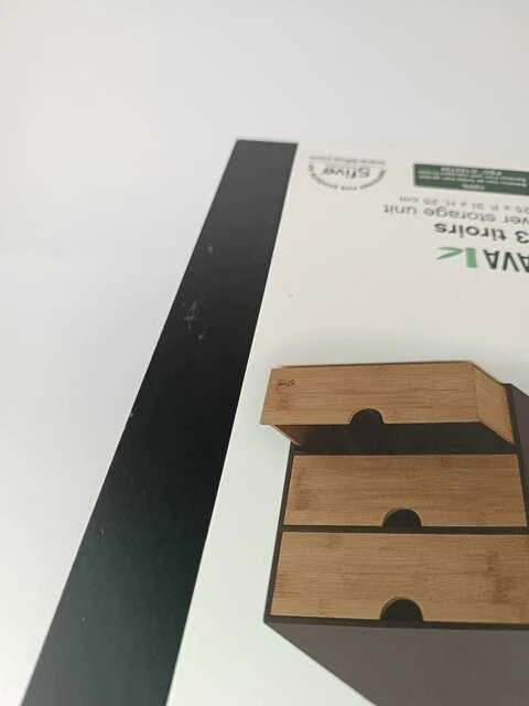 5five Simply Smart Bamboo BAVA smulkmena, bambukas, 3 stalčiai