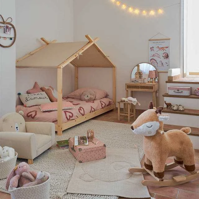 Douceur Dinterieur Bear Kūdikio lovelės pagalvėlė, meškiukas, 27 x 27 cm, ruda