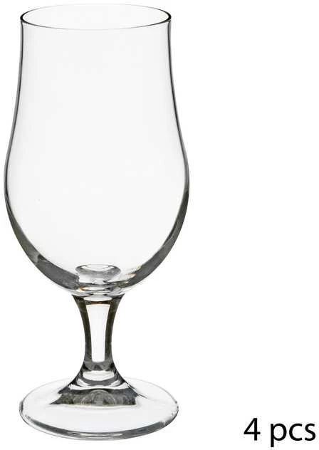 Beer Pokale, Tulip glasses, 4 pcs. 370 ml