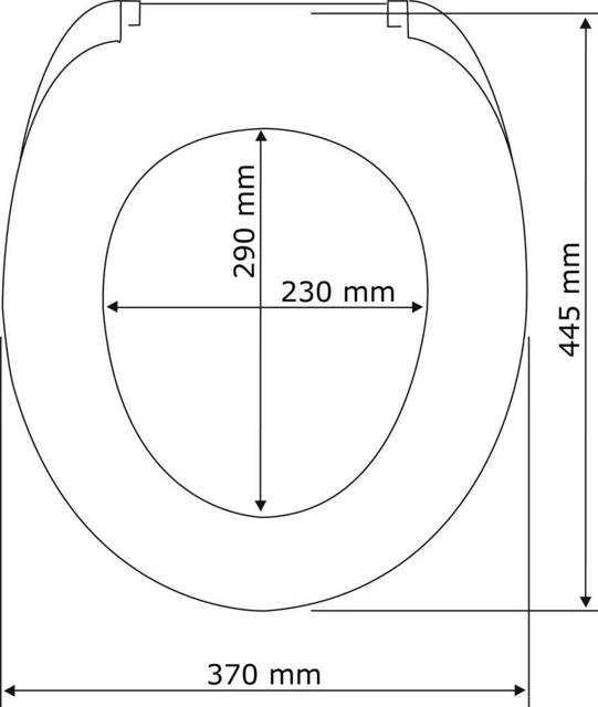 BERGAMO toilet seat, color žalias universal, WENKO