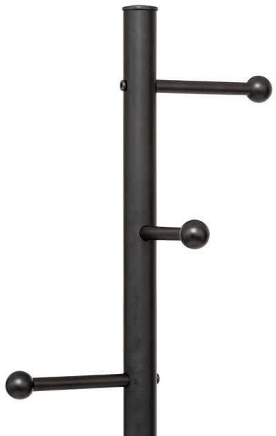 5five Simply Smart BLACKMARBLE kabykla su 6 metaliniais kabliukais, 173 cm