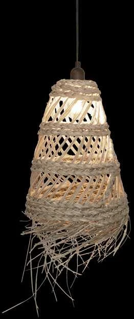 Atmosphera Boho pakabinamas šviestuvas iš LAHYS šiaudų, Ø 28 cm